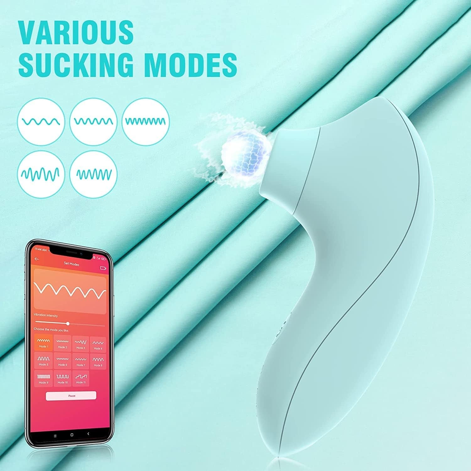 App-Remote Sucking Vibrator Sex Toys -  Pulse Pure Clit Sucker Vibe & Remote Nipple Clitoral Vibrators with 5*5 Suction - Rose Toy Stimulator Female Dildo Personal Massager Adult Toys for Women…