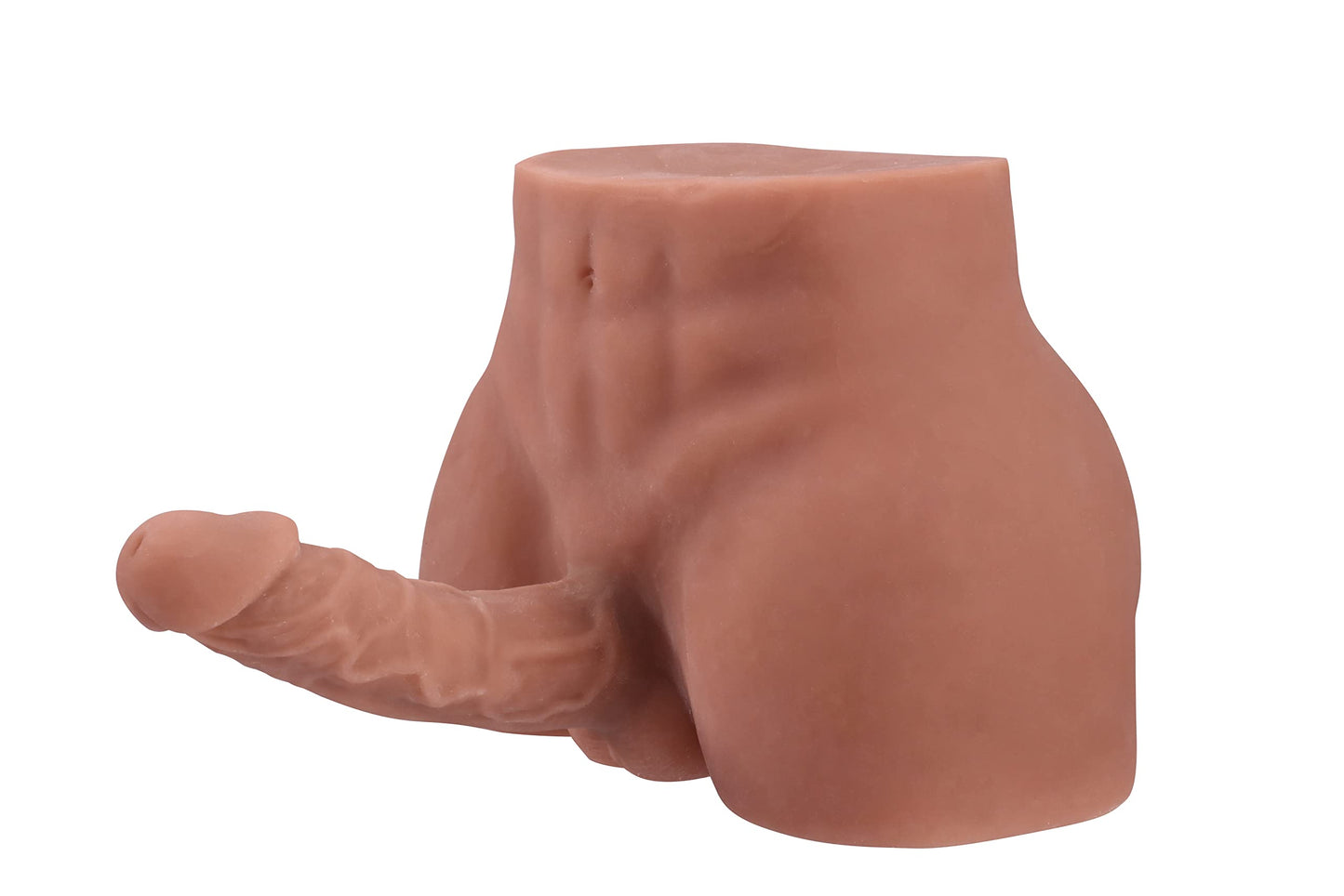 bsqipsd Adult Silicone Sex Dolls，Men's Penis Huge Dildos, Realistic Masturbator with Flexible Skin and Tight Anal Entry, Lifelike Sex Toys for Women ，Sexy Gifts for Men and Women(Brown）