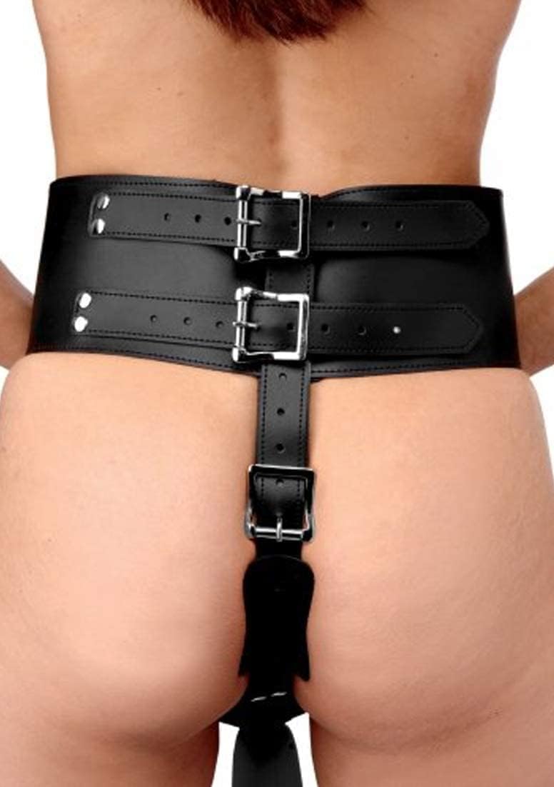 BDSM Bondage Restraints, Forced Vibrator Wand Belt Strap Harness Holder Tie for Women Adjustable, Adult Sex Toys for Couple (Wand Or Vibrator Not Included)