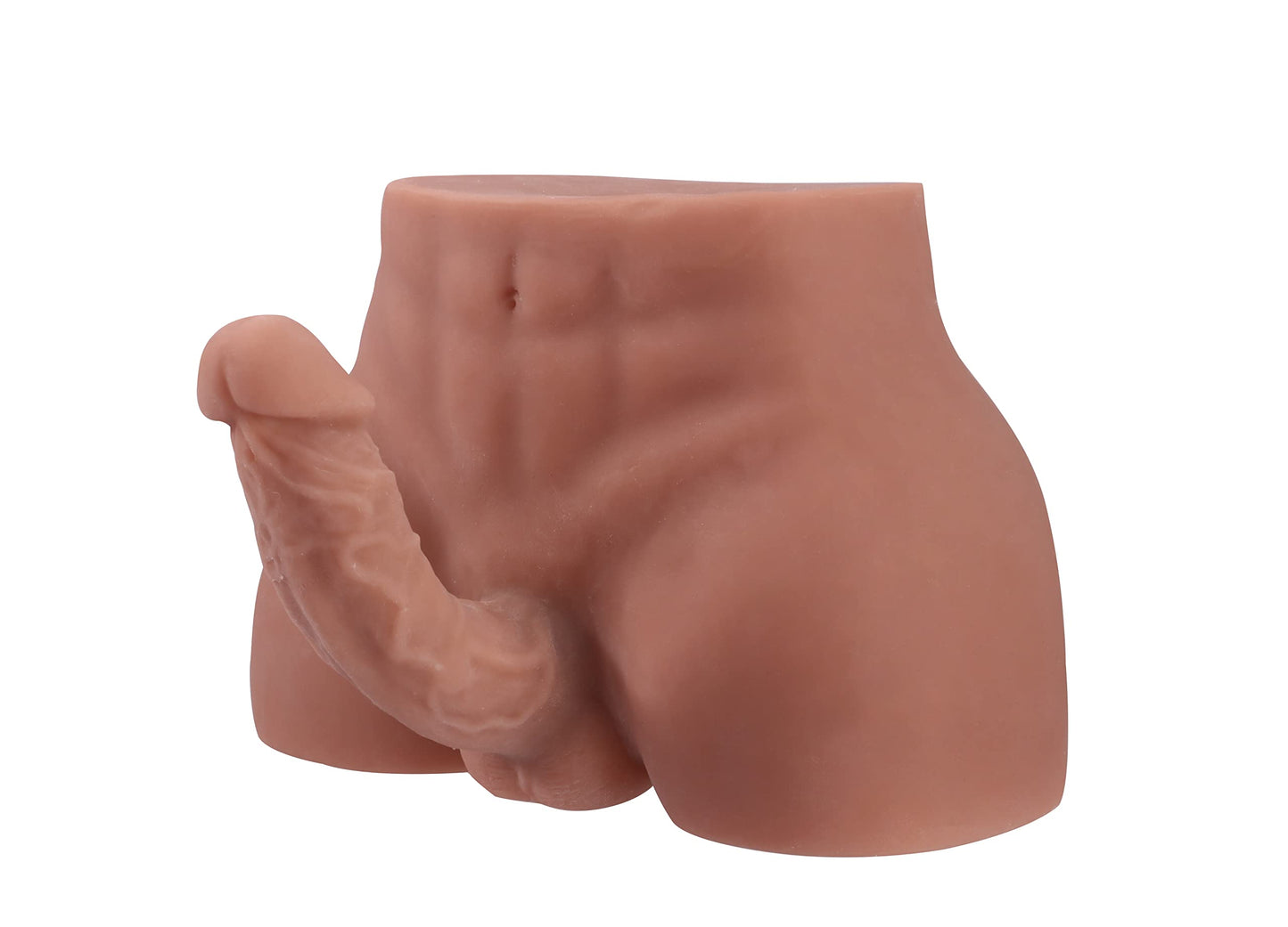 bsqipsd Adult Silicone Sex Dolls，Men's Penis Huge Dildos, Realistic Masturbator with Flexible Skin and Tight Anal Entry, Lifelike Sex Toys for Women ，Sexy Gifts for Men and Women(Brown）