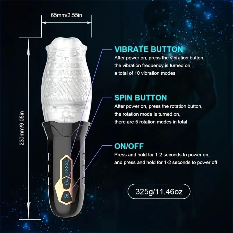 Automatic Male Masterburbter Cup Male Masterburbaters Self Underwear Pocket Pussy Male Masterburbaters Auto Suction BlowjobSex Machine for Male Hands Free Masturbators Sex Toys for Men Sweater