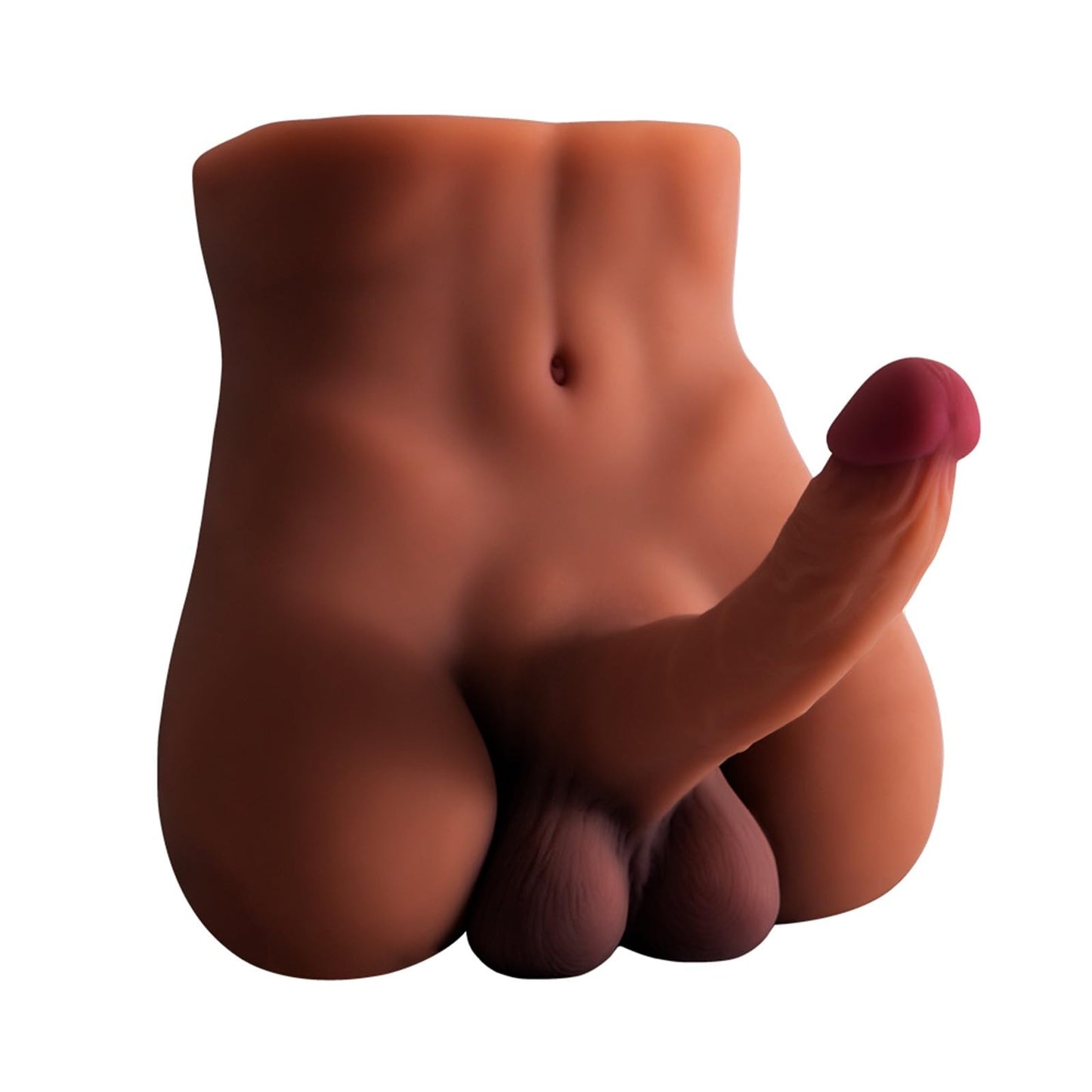 7.7LB Sex Doll, Male Torso Sex Doll for Women Masturbation, Unisex Masturbator for Gay Lesbian, Adult Sex Toy with 7.87”Big Dildo and Tight Anus Huge Dildo Male Sex Toys Pocket Pussy