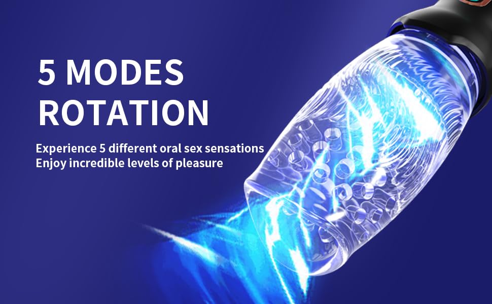 Pocket Pussy Automatic Male Masterburbter Cup Hands Free Male Self Masterburbaters Auto Rotation Underwear BlowjobSex Machine for Male Masturbator Sex Toys for Men Pocket Pussy Silicone Sleeve Sweater