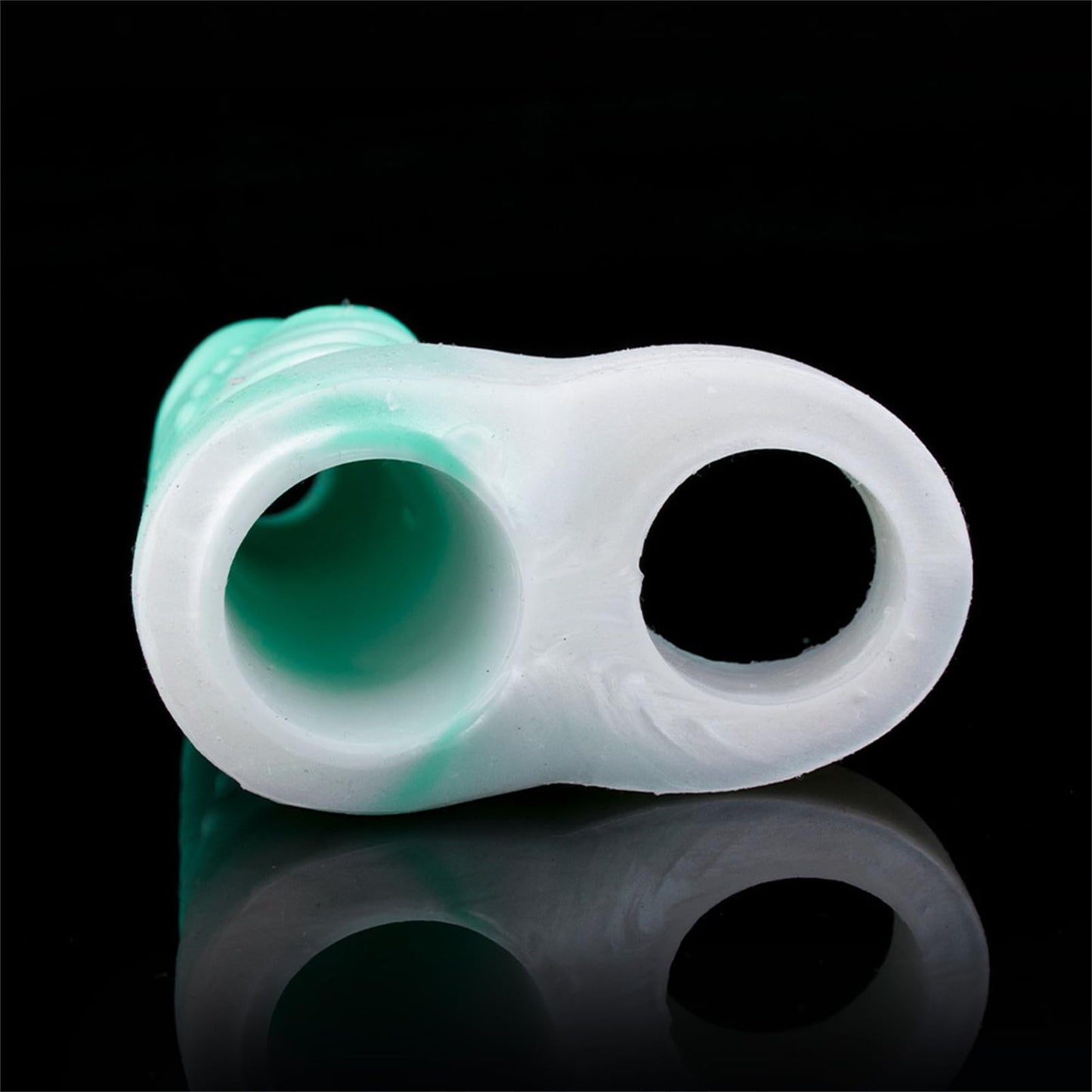 Silicone Penis Sleeve with Cock Ring Male Adult Sex Toy, Soft Realistic Penis Cover Mens Cock Enlarger Sleeves, Monster Male Penis Enlargement Sleeve