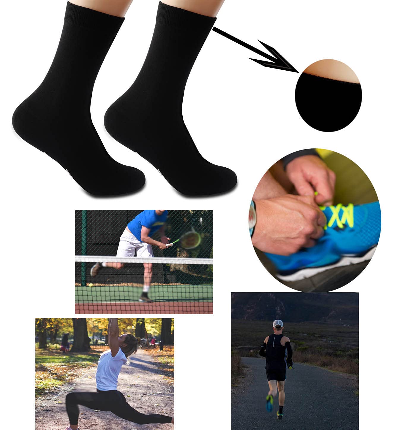 TSOTMO Tied Up Adult Sex Socks Couple Foreplay BDSM Erotic Gift Date Night Game Gift I'd Rather Be Tied Up and Choked Socks (C.Tied Up)