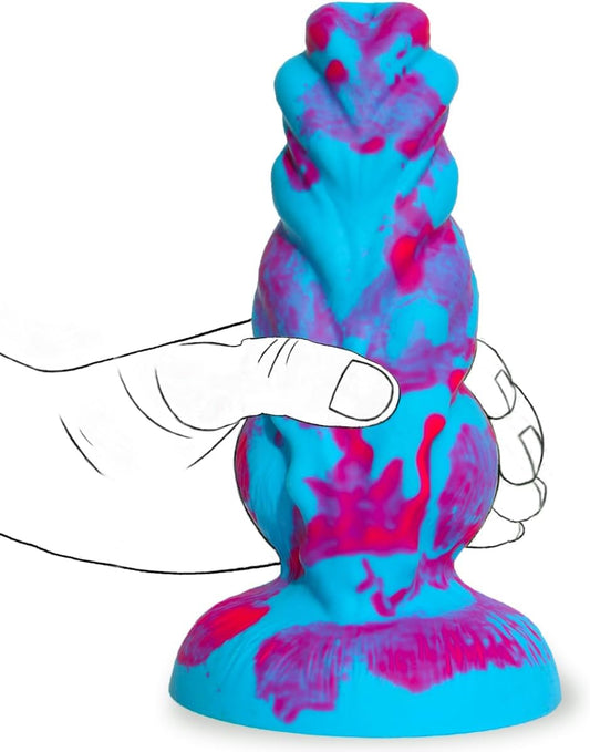Huge Monster Dildo, Thick Dildo for G -Spot Stimulation and Anal Play,Liquid Silicone Dragon Dildo Sex Toys for Women and Men.