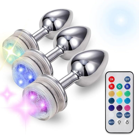 Light up Butt Sets Plug Toy Anales Adult Toys Plug Relaxing Tool for Men Women Sunglasses-Kki6