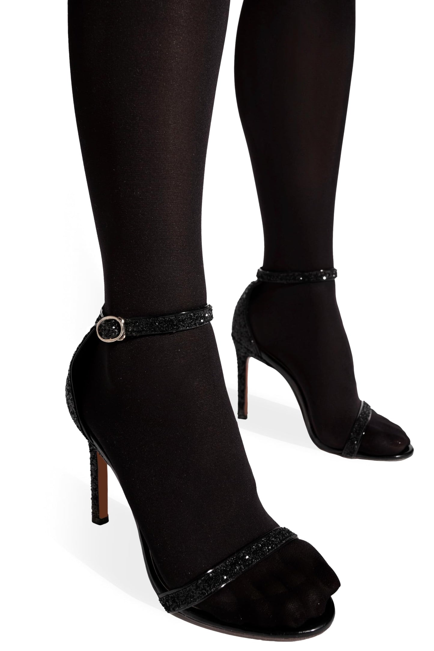 sofsy Stockings for Women [Made in Italy] Lace Black Thigh High Stockings 60 Den Nylons for Women - XXL