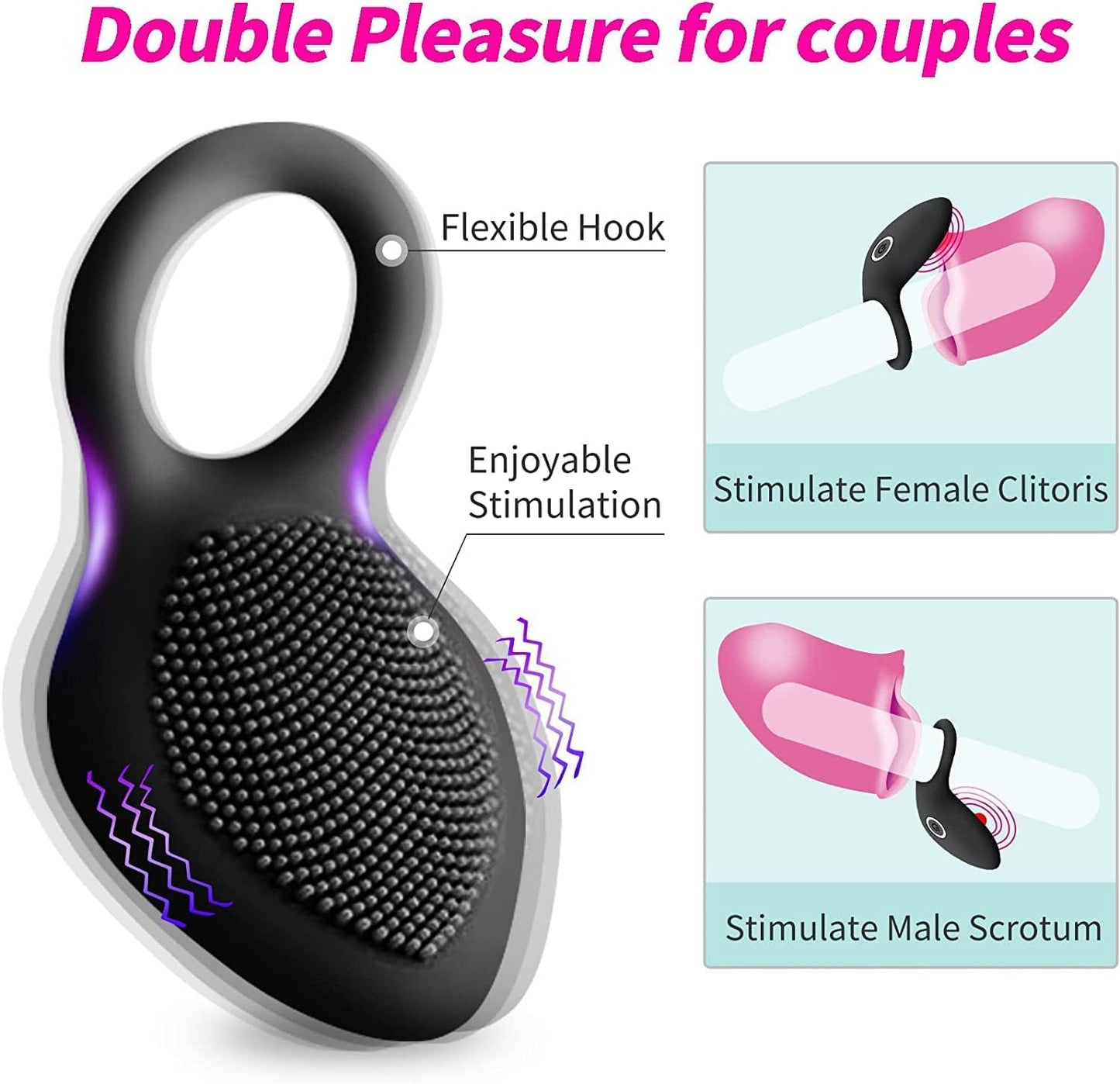 Generic 2024 Cock Penis Ring for Male Sex, Silicone Penis Ring Men's Training Ring, Sexy Sweater Stimulator Cock Ring, Wearable Penis Training Device. Longer, Stronger, Erection Hoodies