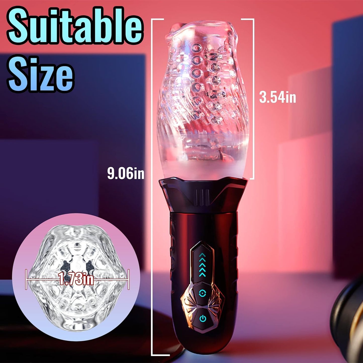 Automatic Male Masterburbter Cup Male Masterburbaters Self Underwear Pocket Pussy Male Masterburbaters Auto Suction BlowjobSex Machine for Male Hands Free Masturbators Sex Toys for Men Sweater