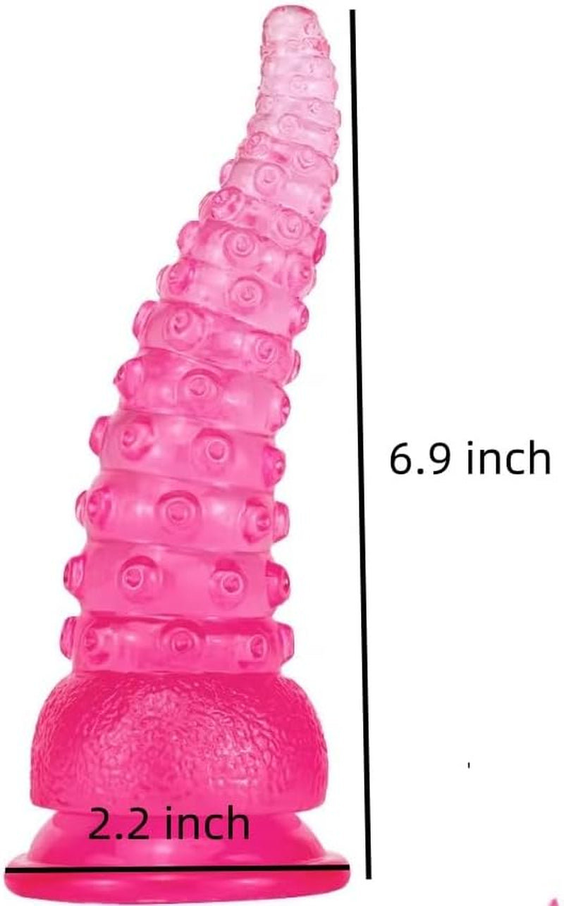 Adult Sex Toys Anal Dildo with Strong Suction Cup for Hands-Free Play,Tentacle Dildo Realistic Octopus Dildo for Vaginal G-Spot & Anal Sex Monster Dragon Dildo for for Women