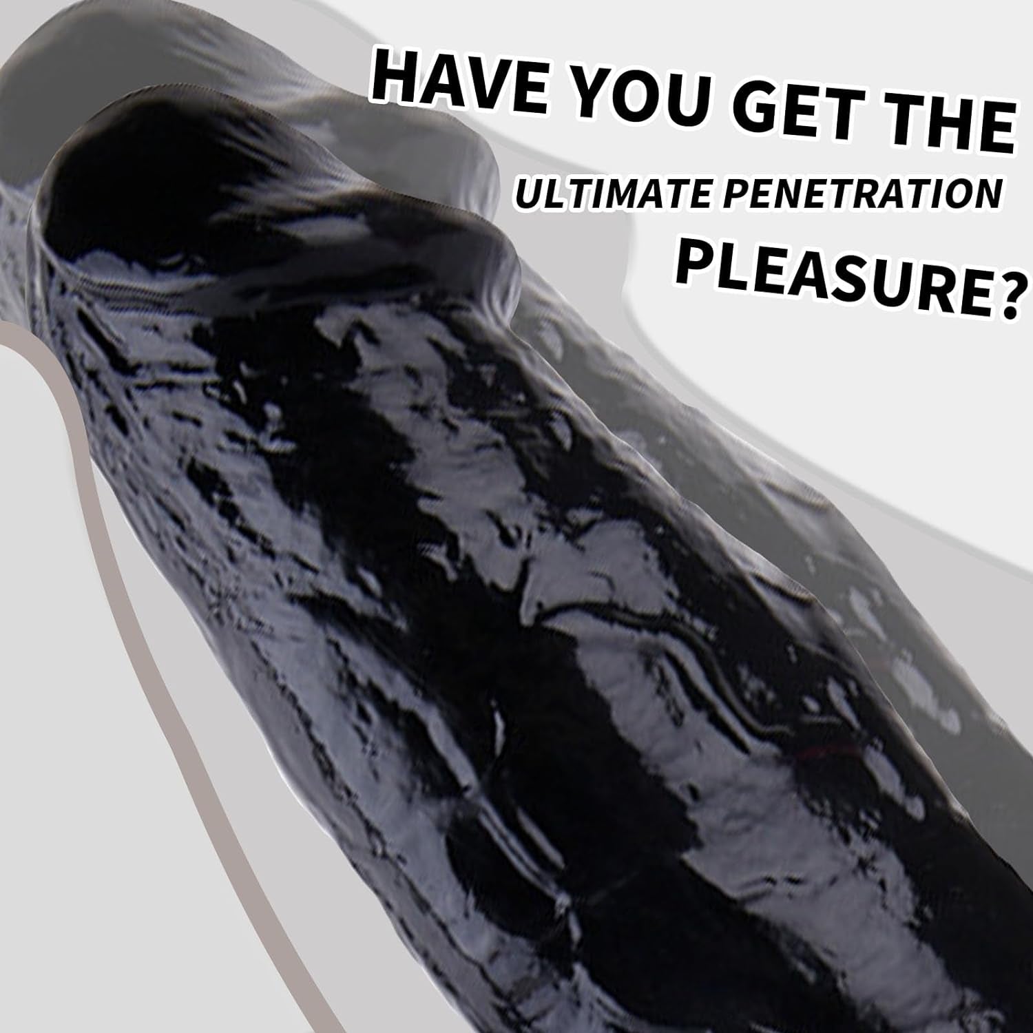 10.8“ Realistic G-Spot Dildo for Women, Lifelike Penis & Testicles, Skin-Friendly Flexible Silicone Adult Sex Toy with Powerful Suction Cup Large 27.5Cm (Black)