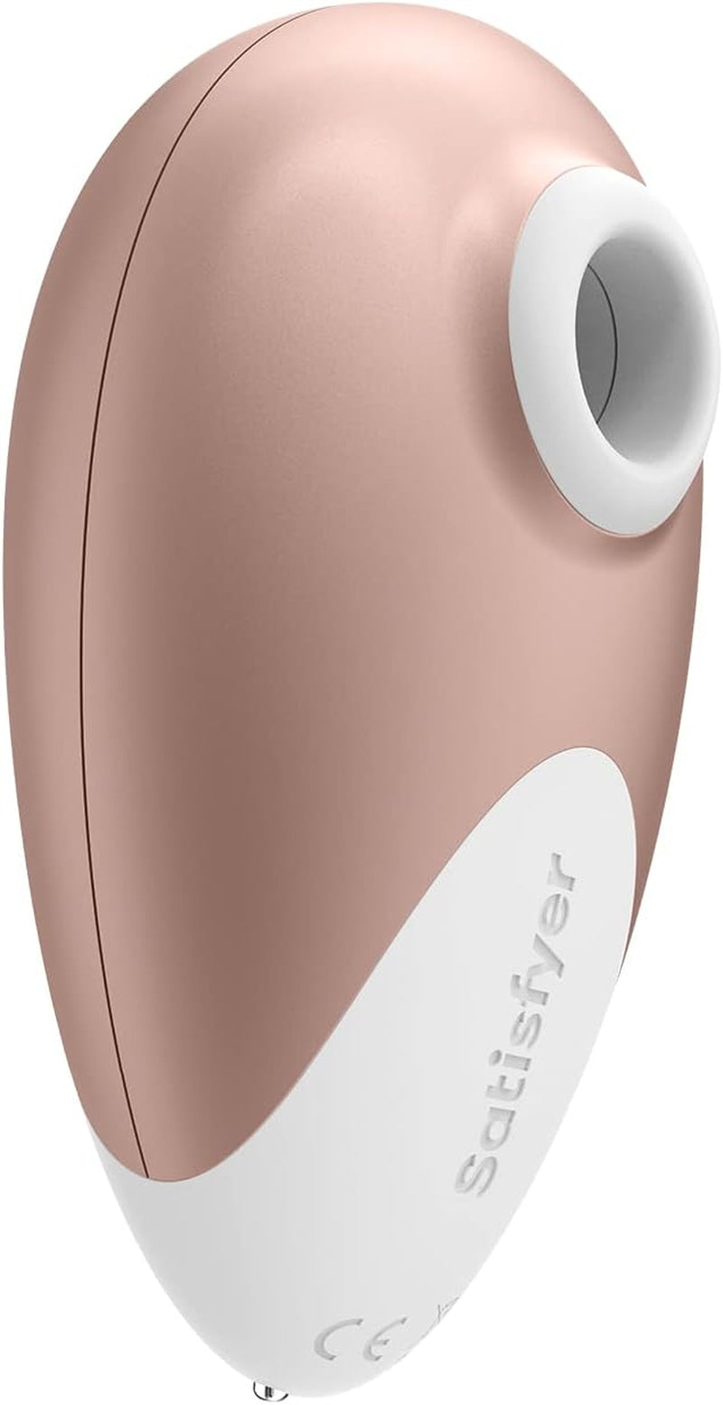 Deluxe | Air-Pulse Clitoris Stimulator | Non-Contact Clitoral Sucking Pressure-Wave Technology | Waterproof (IPX7) | Rechargeable Battery | Skin-Friendly Silicone