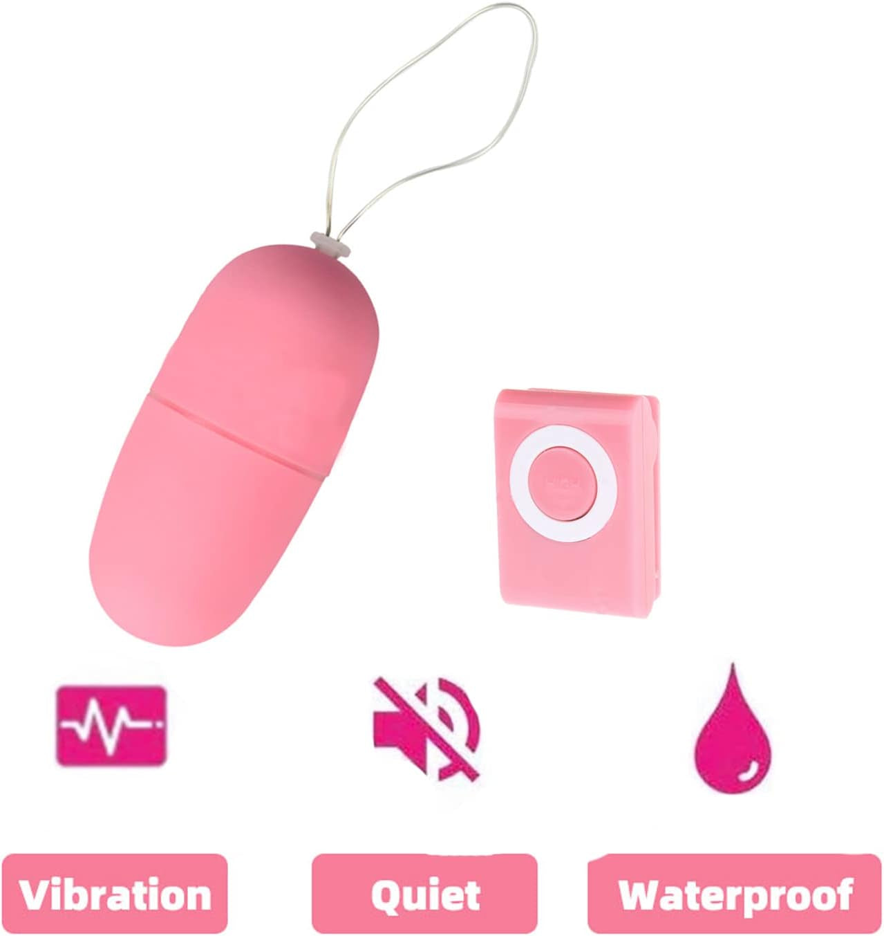 SIO6-1 Pink Smooth and Comfortable Surface, Tough Plastic Plug Kit, Suitable for Women