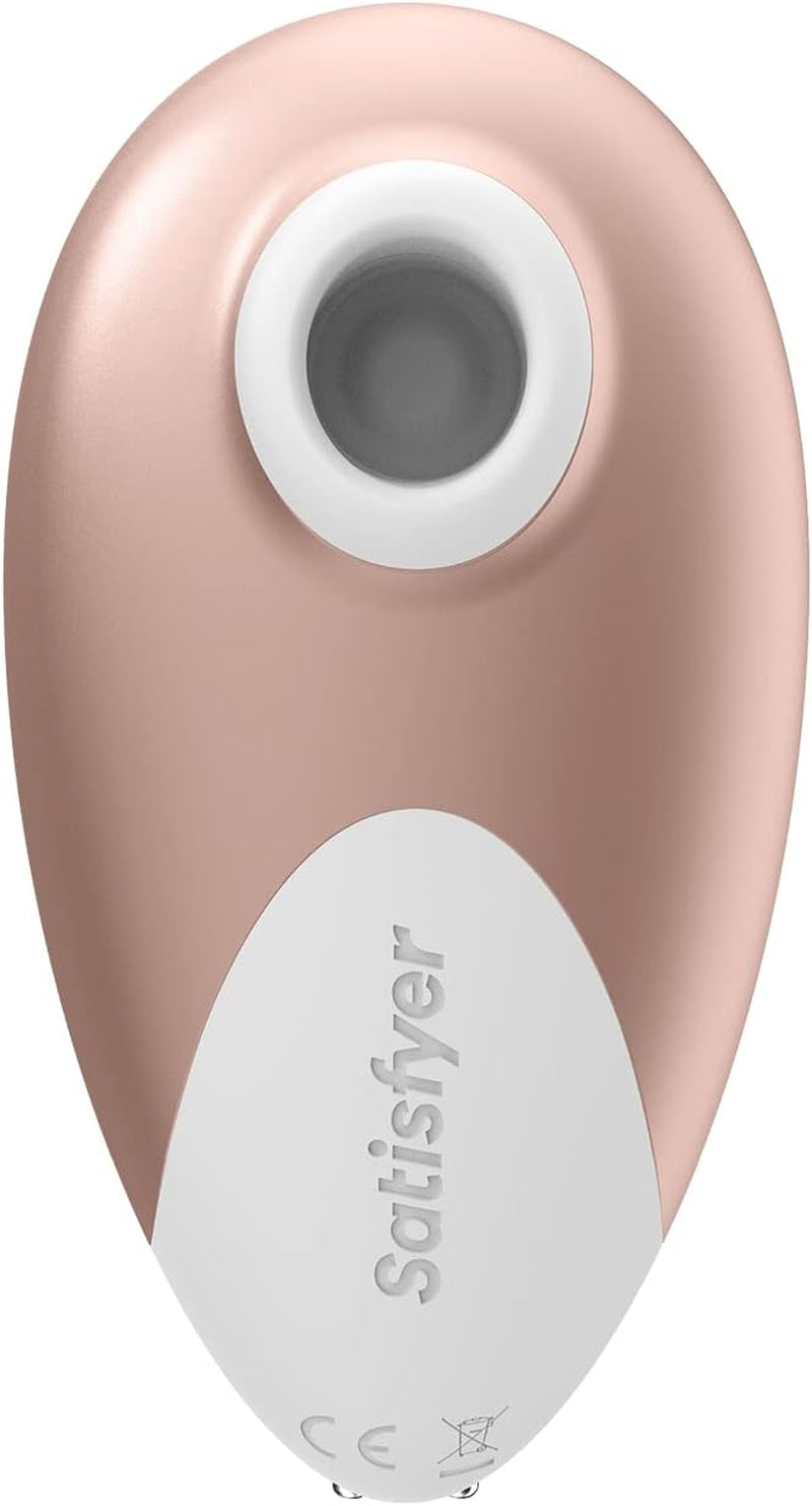 Deluxe | Air-Pulse Clitoris Stimulator | Non-Contact Clitoral Sucking Pressure-Wave Technology | Waterproof (IPX7) | Rechargeable Battery | Skin-Friendly Silicone