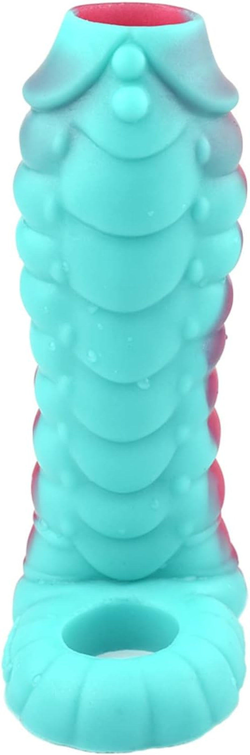 5.9" Silicone Dragon Penis Sleeve Male Penis Enlargement Sleeve, Penis Enlarger Sleeve with Cock Ring, Realistic Penis Sheath Male Adult Sex Toy (Colorful)