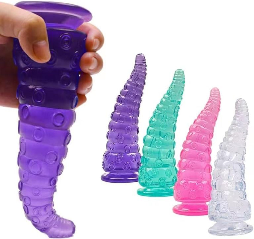 Adult Sex Toys Anal Dildo with Strong Suction Cup for Hands-Free Play,Tentacle Dildo Realistic Octopus Dildo for Vaginal G-Spot & Anal Sex Monster Dragon Dildo for for Women