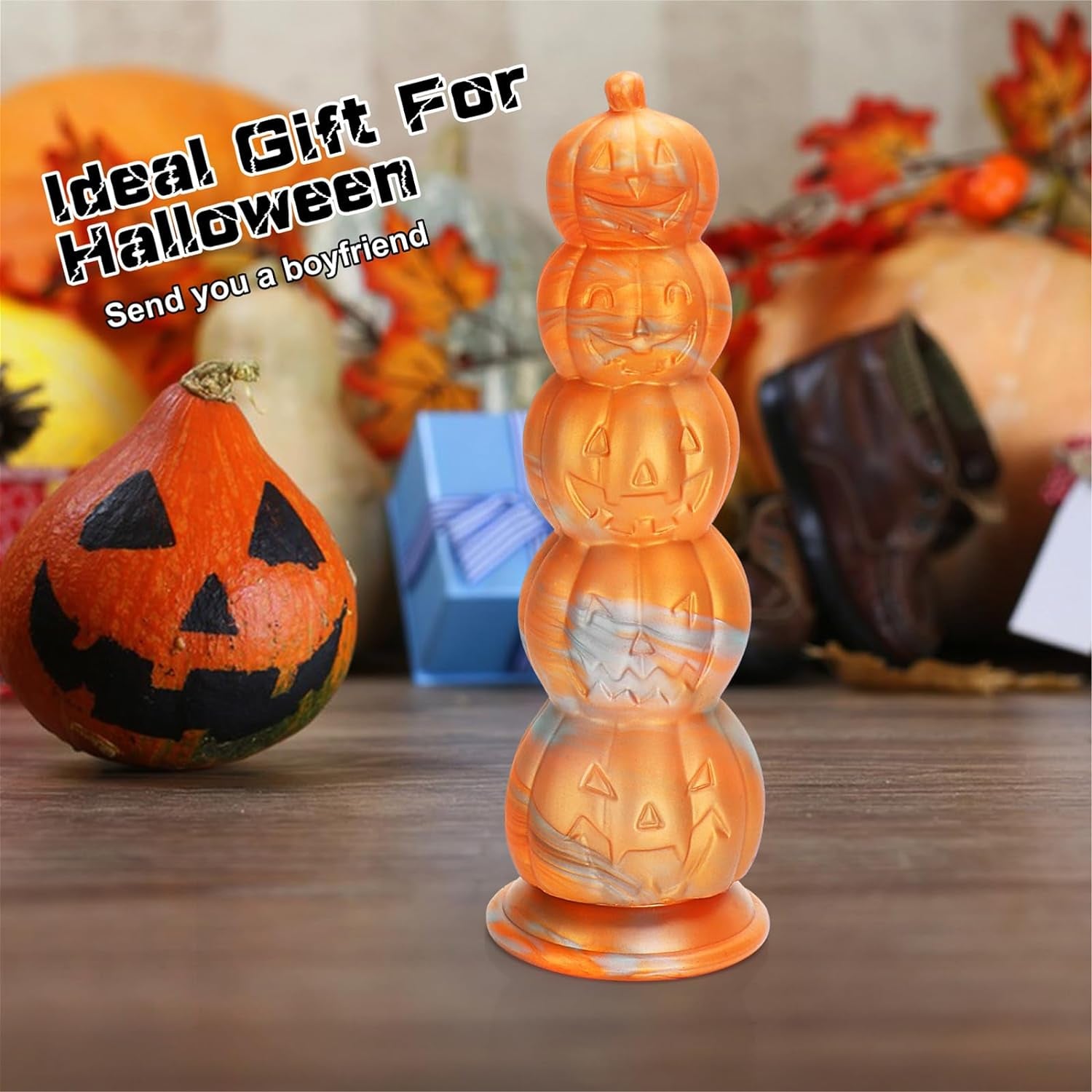 Huge Fantasy Monster Dildo, Thick Anal Dildo Anal Beads for Men, Large Long Silicone Dildo with Suction Cup,11 Inch Big Realistic Dildos for Women, Soft Fat Ribbed G Spot Prostate Fake Penis