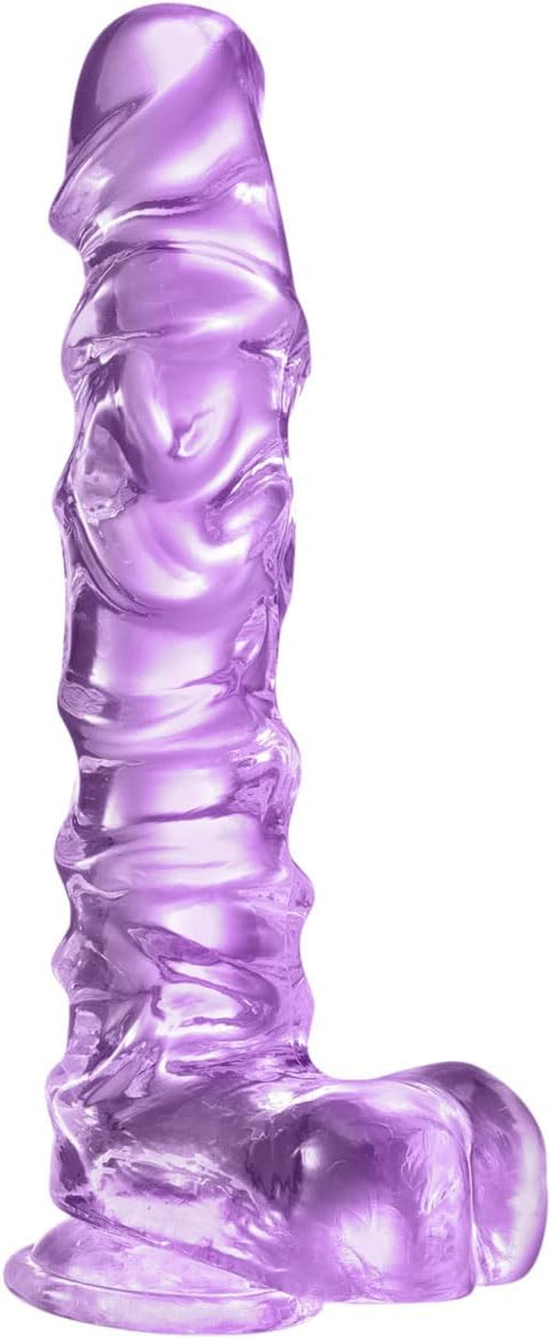 Realistic Dildo Sex Toys, Powerful Suction Cup Dildo with Balls for Hands-Free Play, Big Huge Dildo,G Spot Anal Dildo Sex Toy for Men Women Couples, Flexible Dildo with Strong Suction Base