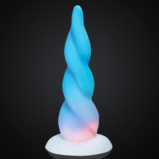 Huge Thick Monster Dildo for Women - 8.6 Inch Realistic Fantasy Big Silicone Anal Dildo with Strong Suction Cup, Soft Body Safe G Spot Dildo Prostate Massager Adult Sex Toys for Female and Couples
