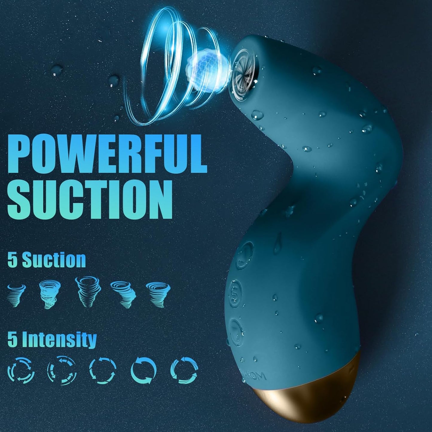 Clitoral Sucking Sex Toy for Woman -  Pulse Pure Clit Stimulator Nipples Sucker with 5 Modes 3 Intensity - Rose Toy Personal Massager Vibrator Adult Sensory Toys & Games
