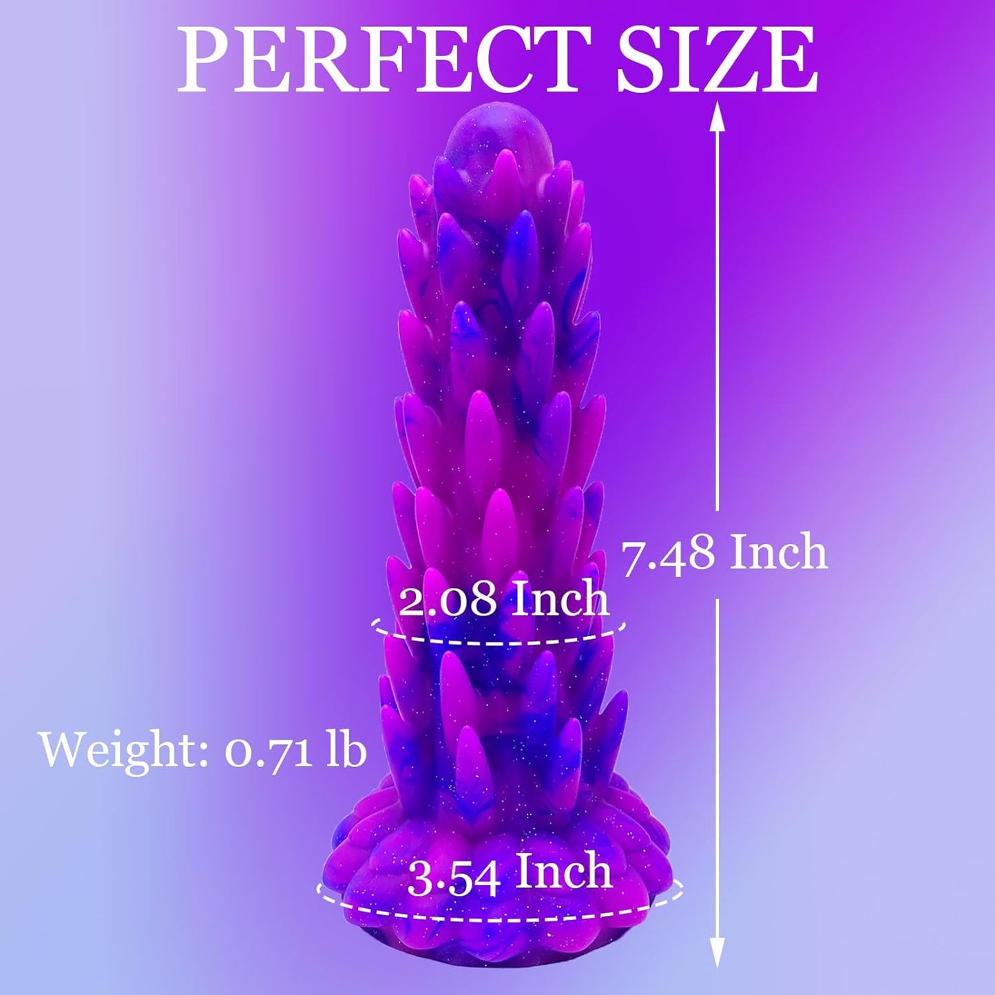 Dragon Dildo for Women, Gode Dragon Pour Adulte, Gode Monstre Réaliste Avec Des Barbes Et Des Ventouses Puissantes, Énorme Bouchon Anal En Silicone Pour Le Point G Prostate, Stimulateur Masturbateur SM Jouets Sexuels