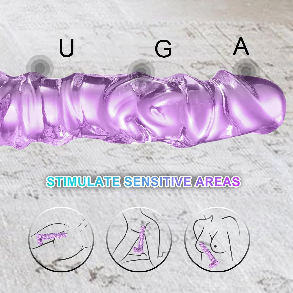 Realistic Dildo Sex Toys, Powerful Suction Cup Dildo with Balls for Hands-Free Play, Big Huge Dildo,G Spot Anal Dildo Sex Toy for Men Women Couples, Flexible Dildo with Strong Suction Base