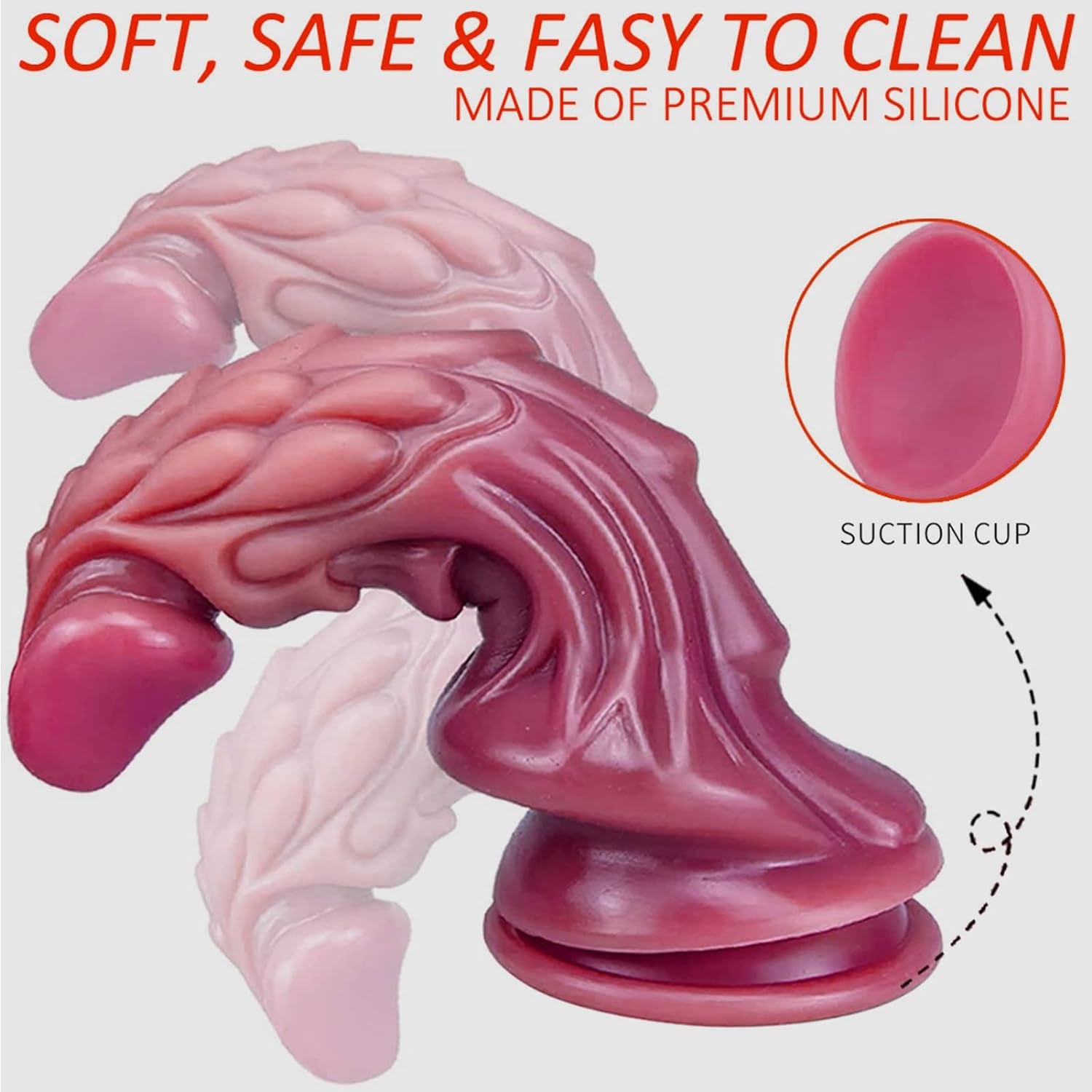 Realistic Big Dildo for Women - 7.5 Inches, Silicone, Waterproof, G-Spot & Anal Sex Toy, Soft Texture, Skinny & Flexible, Suitable for Women'S Big Toys, Couples' Games
