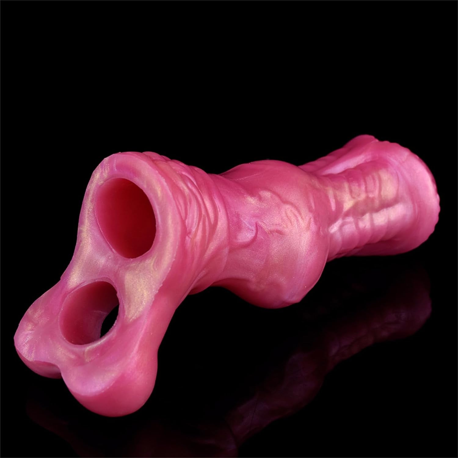 Huge Knot Penis Sleeve Silicone Penis Enlarger Sleeve with Cock Ring Adult Sex Toy: Realistic Penis Extender Sleeve Men Sex Tool, Monster Penis Sheath for Men